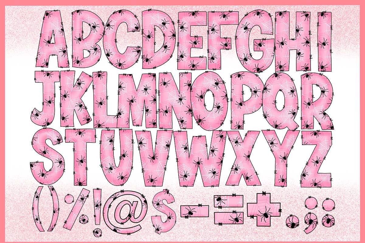 Happy halloween-PNG fonts, a Blackletter Font by It me digital art (Photo 9 of 9)