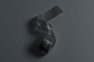 Satin Ribbon Mockup