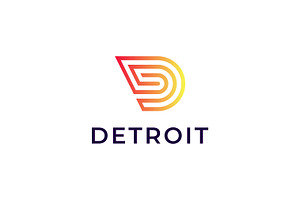 D Logo/ Letter D Abstract Geometric, a Branding & Logo Template by Signatoro