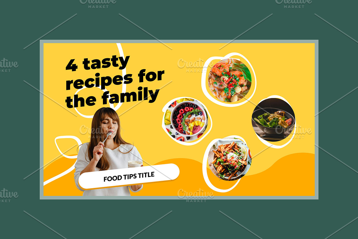 Food Youtube Thumbnail Template, a Social Media Template by hekenostudio (Photo 6 of 6)
