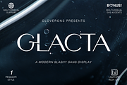 Glacta - Slashy Modern Sans Display, a Sans Serif Font by Cloverons (Thumbnail 1 of 14)