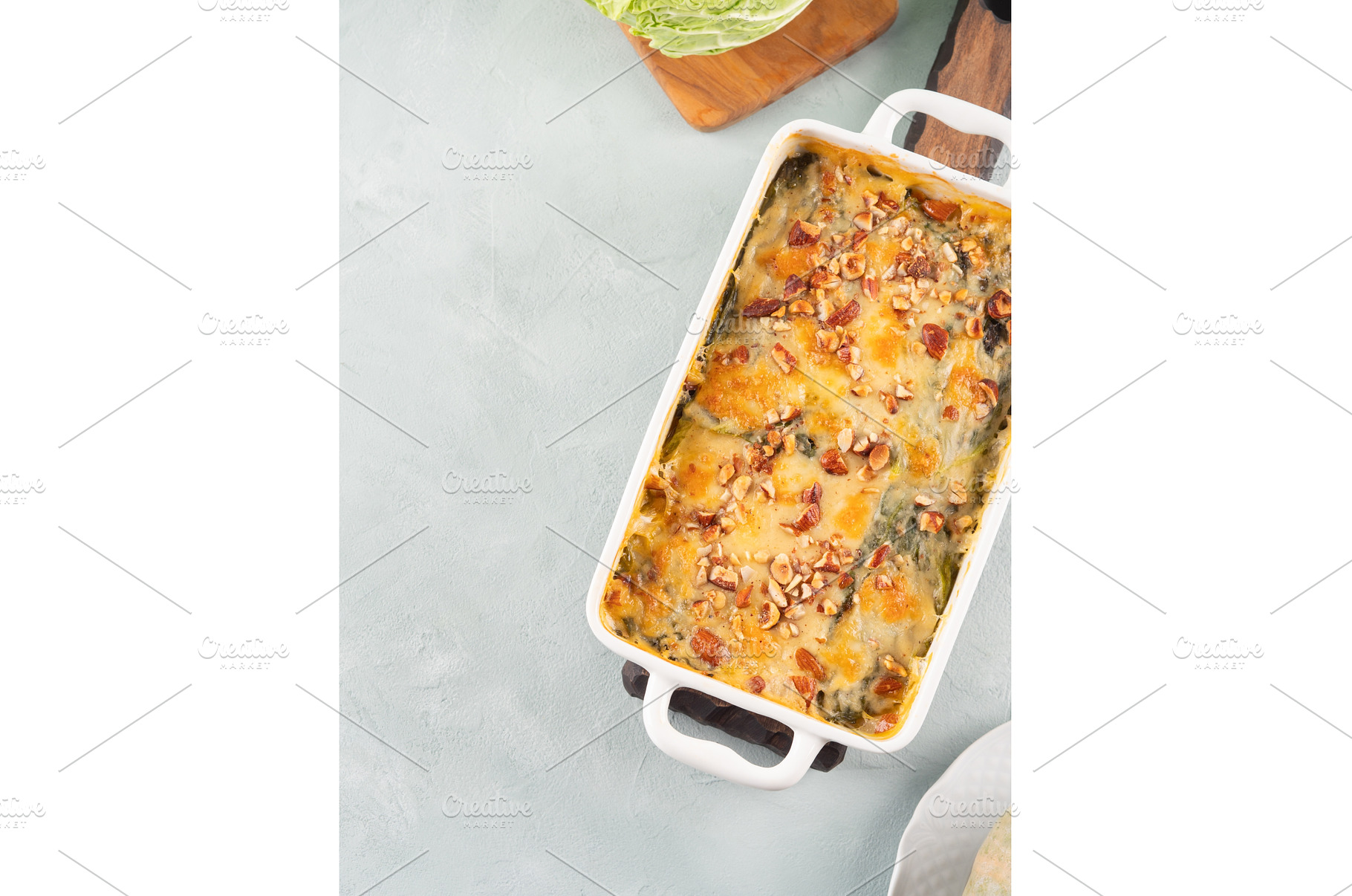 Baked squash and savoy cabbage, a Food & Drink Photo by Lifemorning