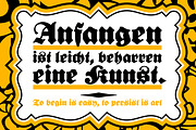 Bernard Fraktur, a Blackletter Font by Stefan Chirila (Thumbnail 7 of 18)