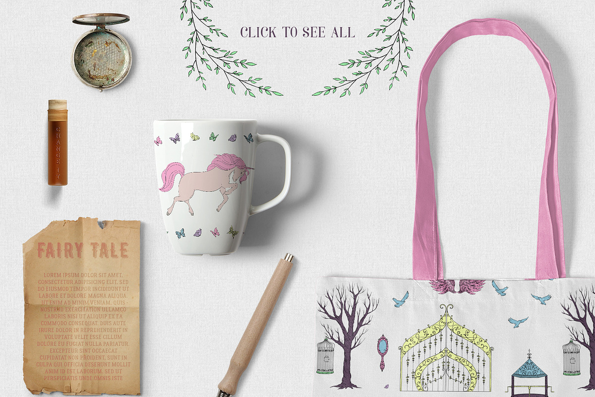 Fairy Tale. Vector collection, an Animal Illustration by kateja (Photo 5 of 9)