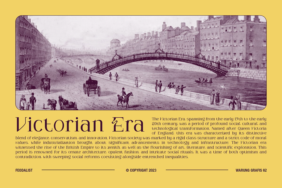 Feodalist - Elegant Display Serif, a Serif Font by Migunani Studio (Photo 6 of 10)