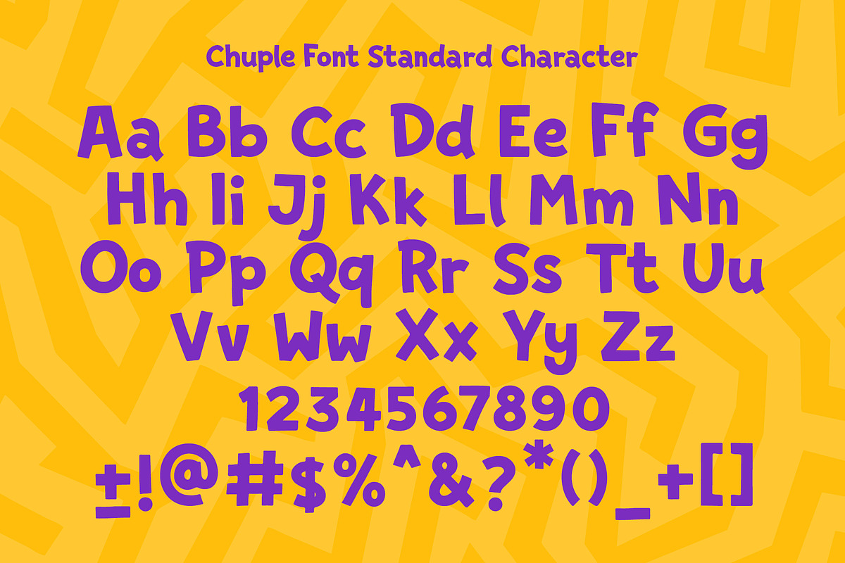 Chadle – Bold Fun Playful Font, a Sans Serif Font by Youthlabs Studio (Photo 10 of 12)