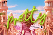 BALLUM. OTF 3D script color font., a Symbol Font by Luxfont (Thumbnail 2 of 14)