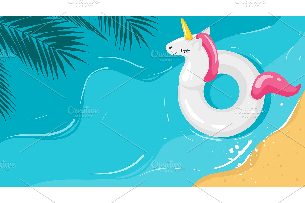 summer season  background, an Illustration by Cartoon time!