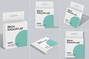 Hanger Box PSD Mockup