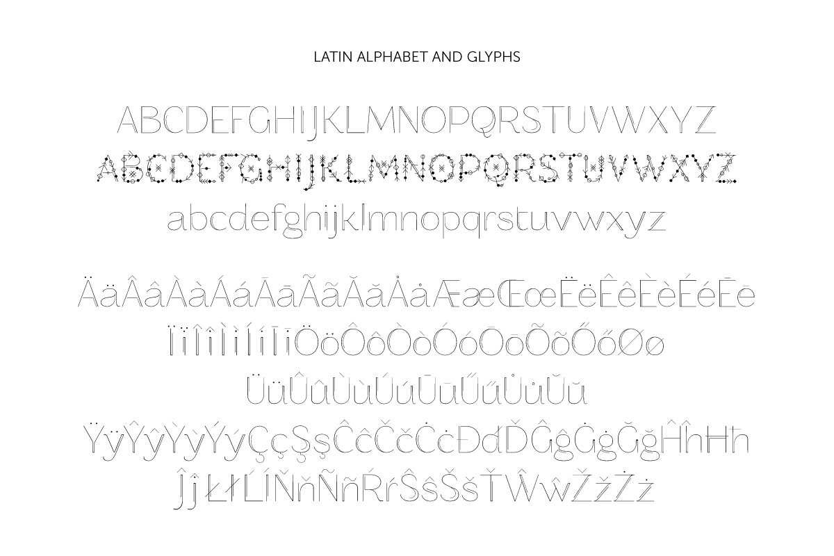 Midnight Sun Font, a Sans Serif Font by Alice_Evans (Photo 3 of 12)