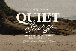 Quiet Story OrganicScript & Serif