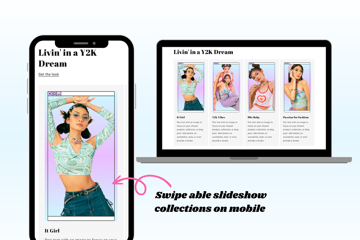 Y2K Shopify Theme, Y2K AESTHETIC, a Shopify Template by PLANETSEL (Photo 4 of 5)