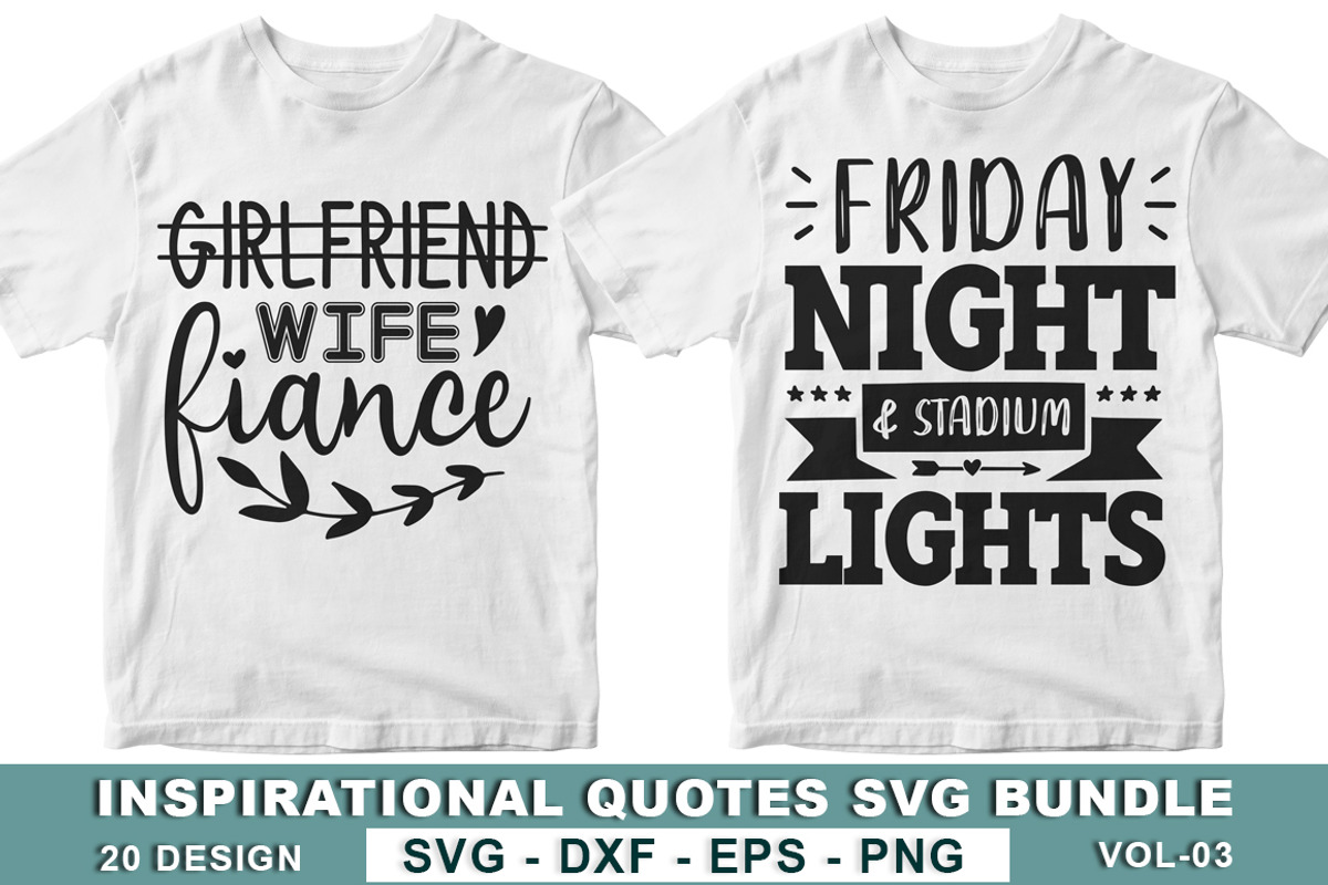 Inspirational Quotes SVG Bundle, an Illustration by Designvipe (Photo 3 of 3)