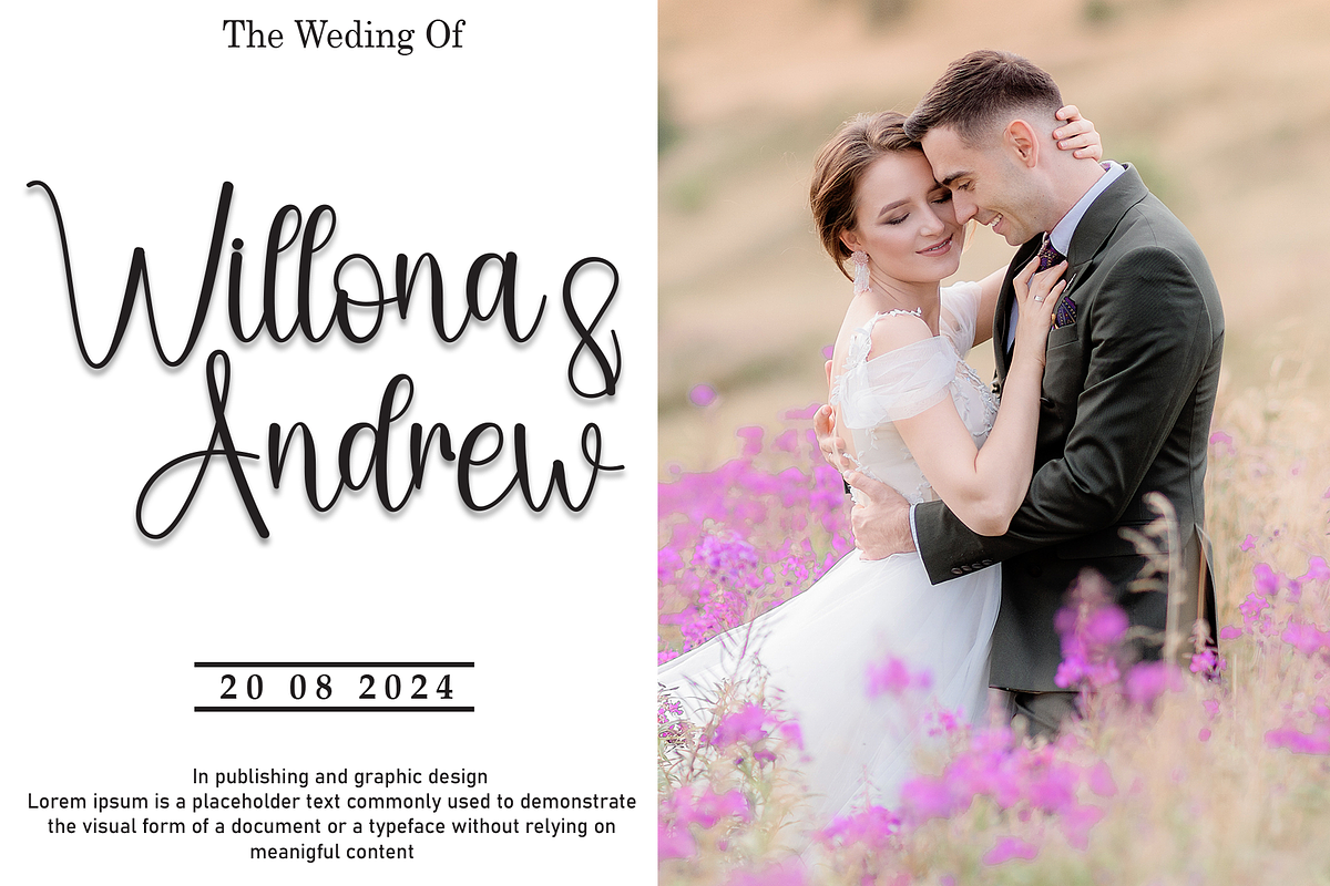 Hostania | Script Font, a Handwritten Font by Scratchones (Photo 2 of 9)
