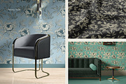 Modern Floral Toile de Jouy Patterns, a Pattern Graphic by AnnArt (Thumbnail 8 of 13)