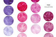 Watercolor Circles. Textures, frames, a Texture Graphic by Olga Olmix (Thumbnail 4 of 6)