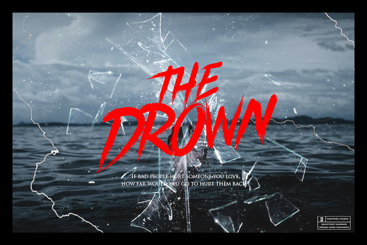 Crack brush font preview 2