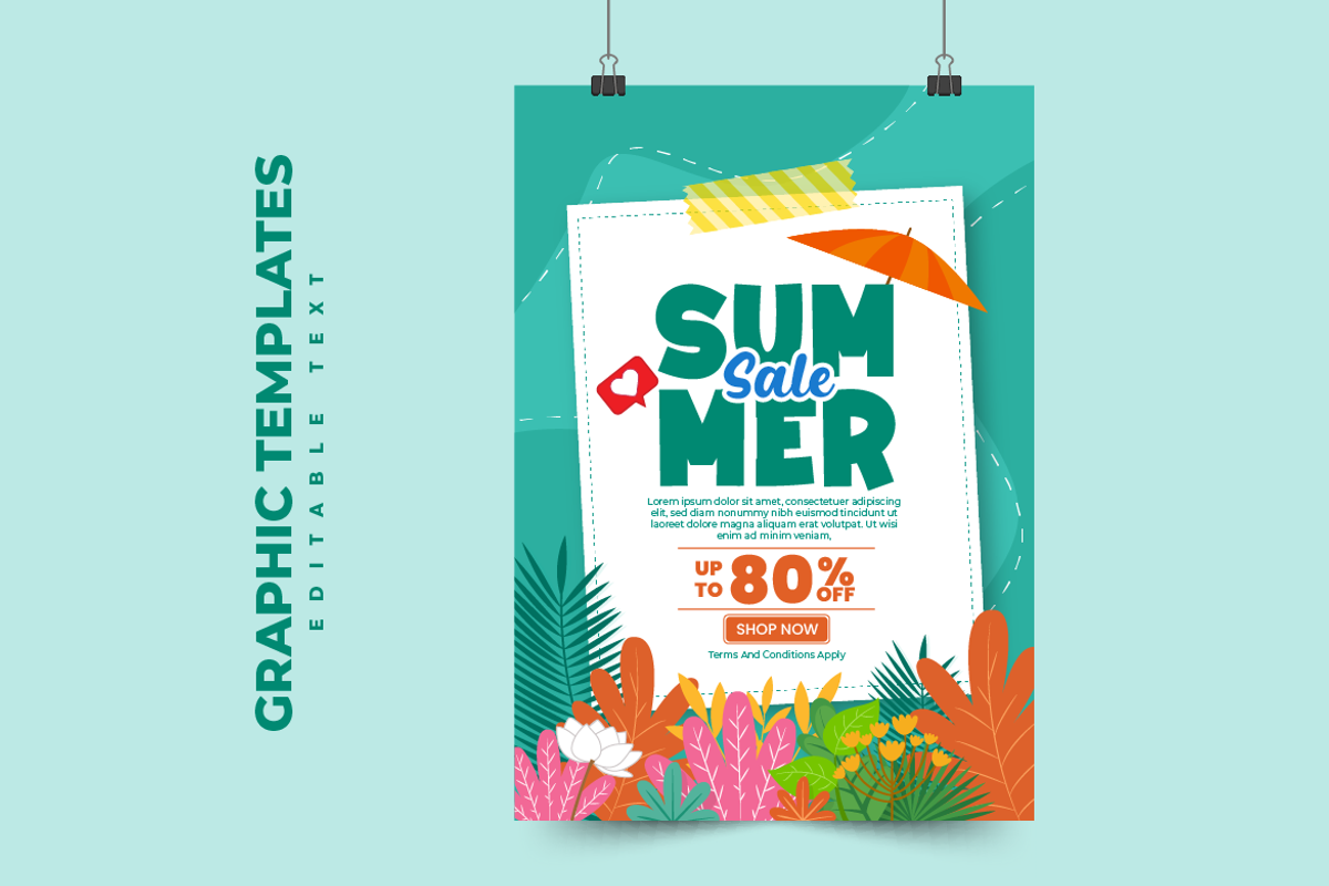 Summer Set Graphic Design V24, a Flyer Template by twinstd (Photo 2 of 6)