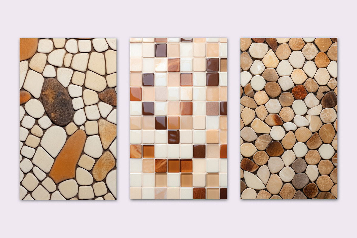 TEXTURE OF CERAMIC MOSAIC WITH OCHER, a Texture Graphic by Sophico (Photo 4 of 5)