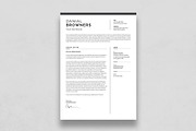 Resume Template, a Resume Template by DesignDevisers (Thumbnail 4 of 12)