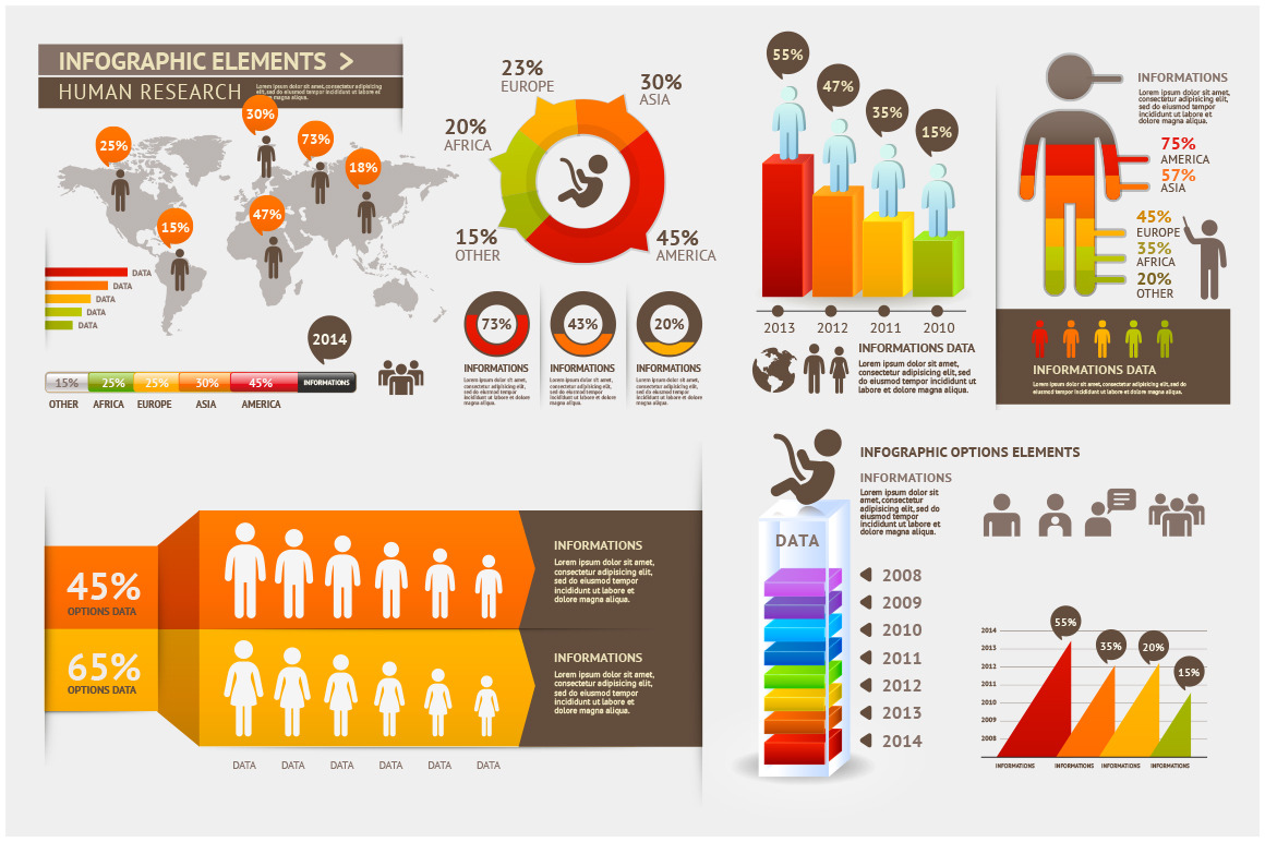 Modern Infographic Element, an Icon by Graphixmania