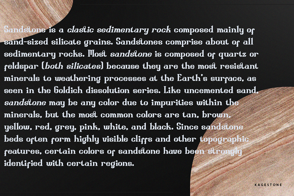 Kagestone - Absonstype, a Serif Font by Absonstype (Photo 2 of 7)
