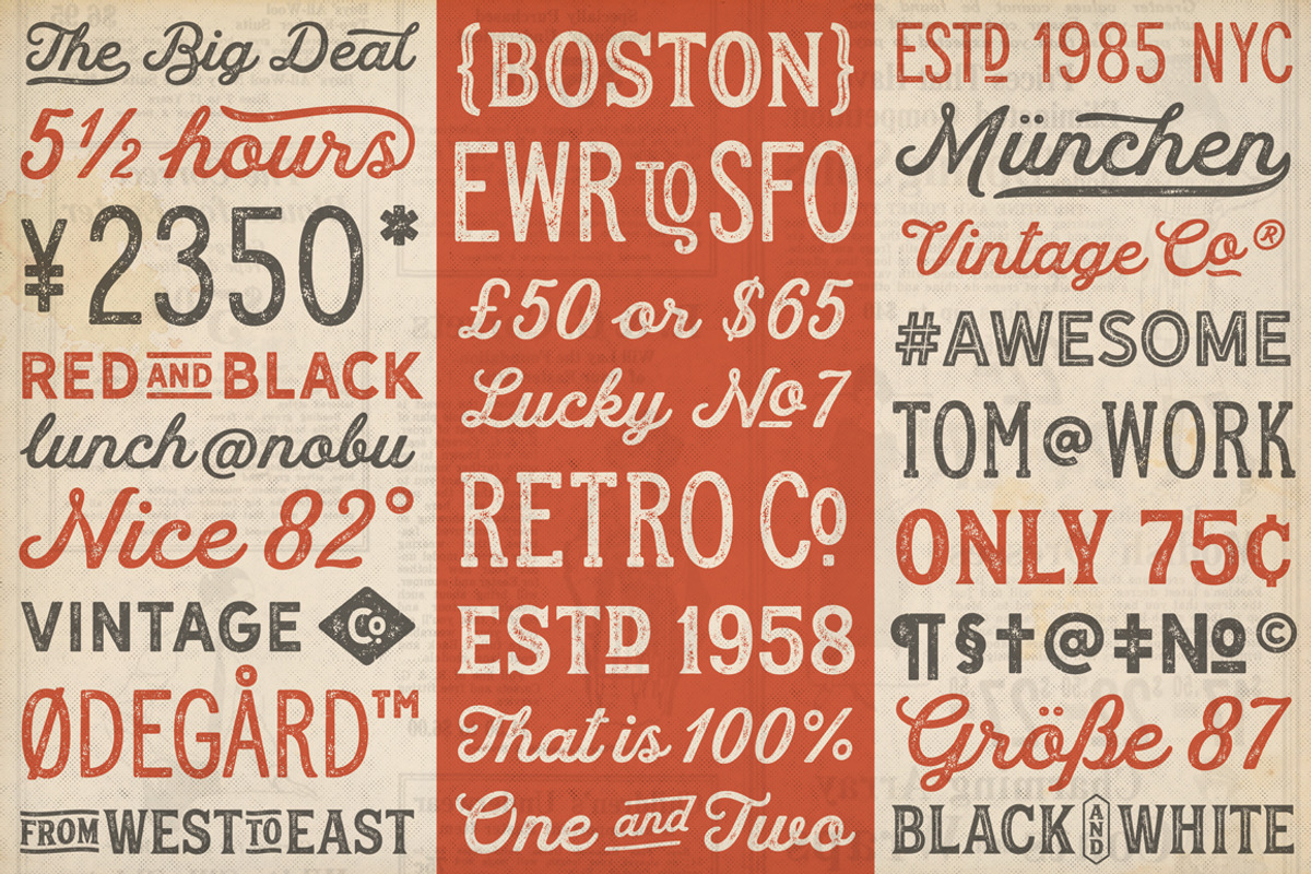 Hanley Rough Font Collection preview 2