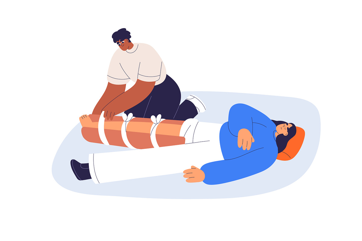 First aid, emergency concepts set, a Healthcare Illustration by Good Studio (Photo 13 of 15)