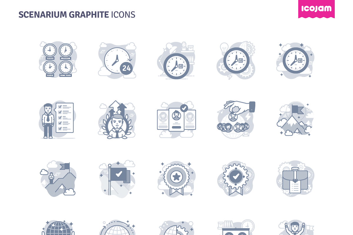 1000 Scenarium Graphite icons, a Duotone Icon by Icojam store (Photo 8 of 13)