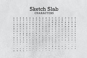 Sketch Slab, a Slab Serif Font by JaninaA (Thumbnail 3 of 7)