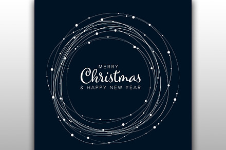 Minimalist Christmas flyer card, a Card Template by Orson