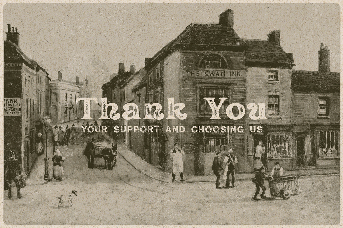 Rundeck - Vintage Texture Font, a Serif Font by Edignwn Type (Photo 9 of 9)