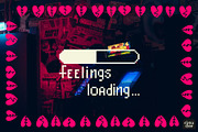 Noir Valentine punk pixel doodles, an Object Graphic by Elena Choo (Thumbnail 7 of 13)