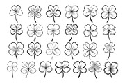 50 Clovers Procreate Stamps Brushes, a Brush Add-On by Procreate Sale (Thumbnail 4 of 6)