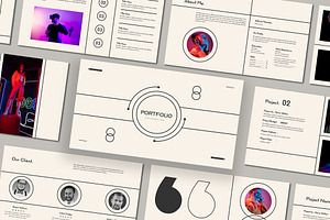 Portfolio Presentation Template, a Presentation Template by Mighty-Slide