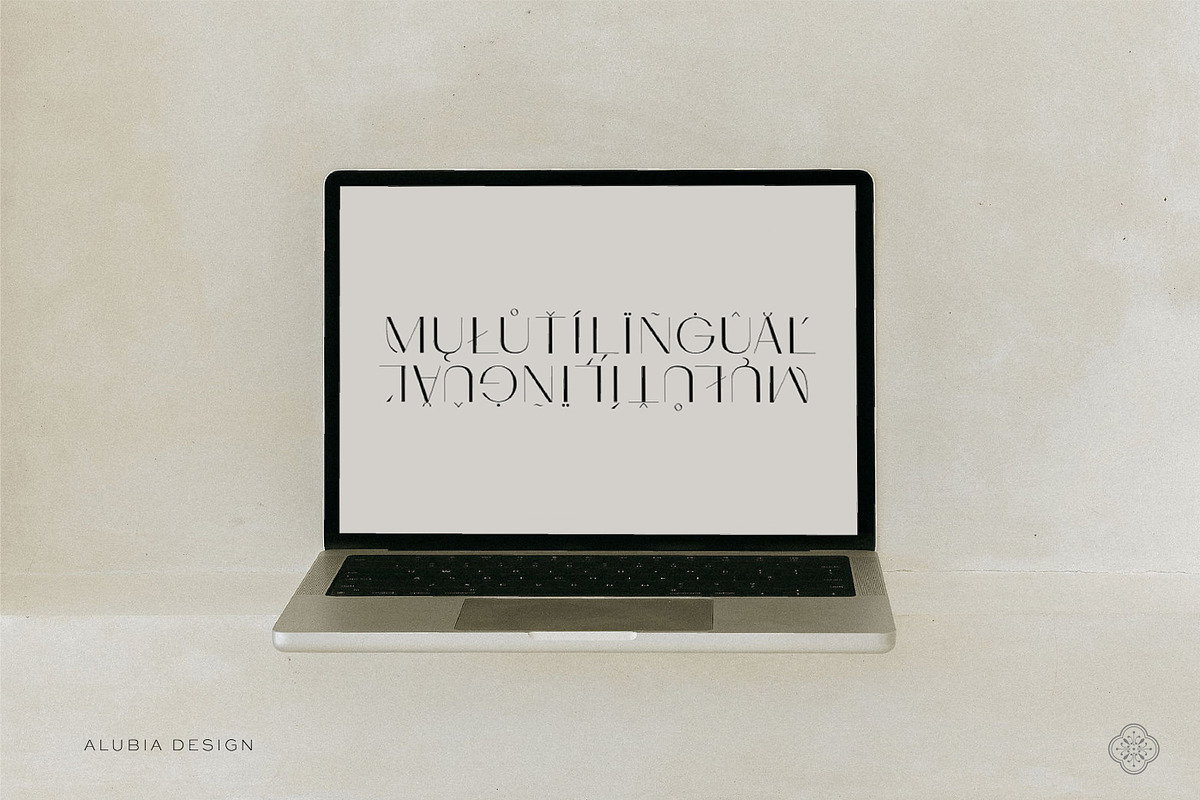 ALUBIA - modern sans serif, a Sans Serif Font by Alubia design (Photo 7 of 8)