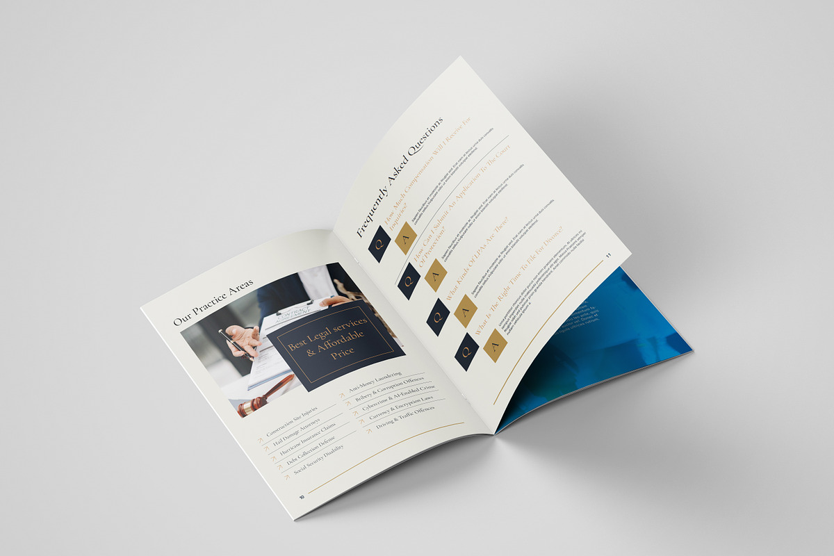 Lawyer Brochure, a Brochure Template by azadcsstune (Photo 5 of 8)