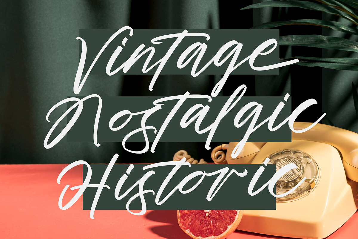 Cocktail Bigoter Modern Script Font, a Script Font by stylishtype.co (Photo 12 of 15)