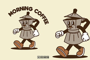 Mascot Morning Coffee