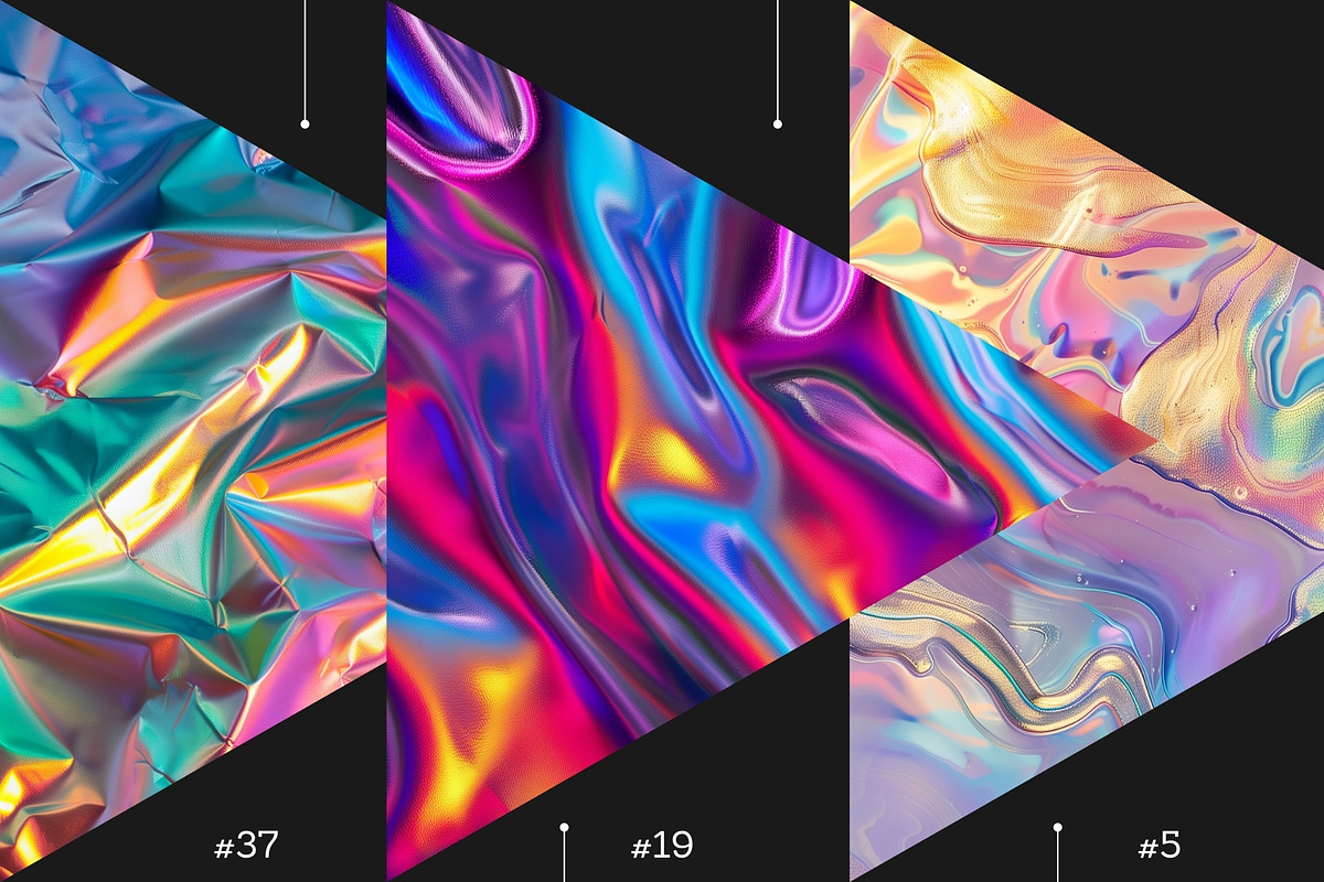 55 holographic iridescent background, a Background Graphic by Kat Anti (Photo 8 of 8)