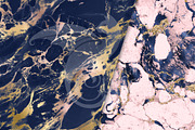 Blush and Navy Marble Digital Paper, a Texture Graphic by Digital Curio (Thumbnail 3 of 4)