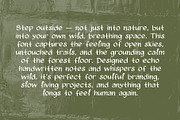Hidden nature Handwritten Font, a Handwritten Font by Feelsoul (Thumbnail 5 of 9)