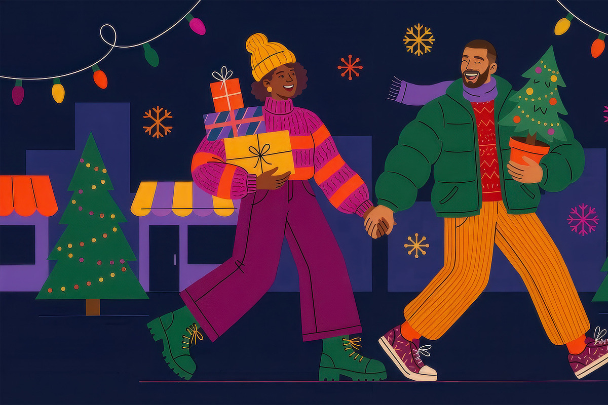 Festive Holiday, a Seasonal Illustration by StockVerse Creative (Photo 2 of 4)