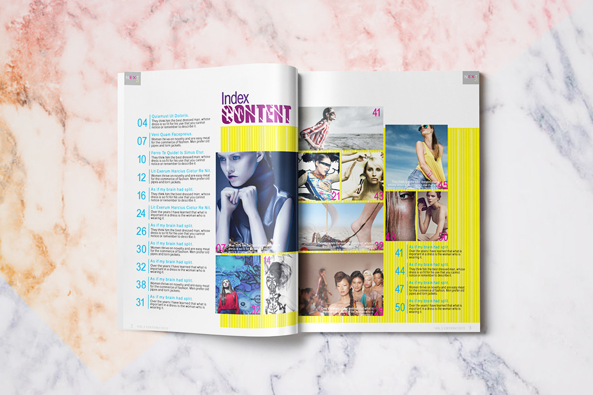 NEXT Magazine Template, a Magazine Template by temphall
