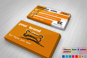 Cartoony Business Card