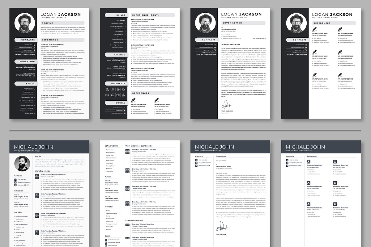 JOB WINNING RESUME - 50 TEMPLATES, a Resume Template by ResumeInventor (Photo 7 of 184)