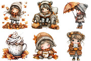 Pumpkin Spice Fall Clipart, an Illustration by Daily.Designs (Thumbnail 3 of 5)