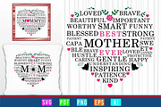 Mothers Day SVG Design Bundle, an Object Graphic by D2PUTRI (Thumbnail 24 of 27)
