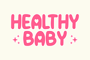 Leisha - Baby Font Types, a Font by KiddoGlyphs Studio (Thumbnail 2 of 3)