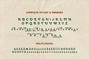Beach Sound - Vintage Type, a Serif Font by ikiiko (Thumbnail 5 of 6)